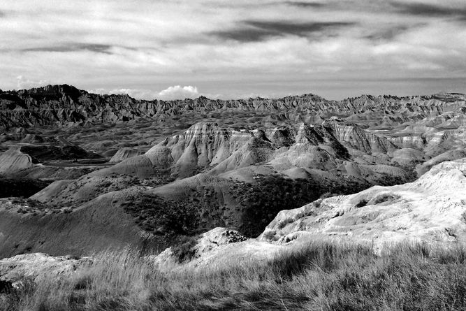 Badlands in South Dakota